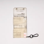 Eco-friendly wallet holding cash and cards