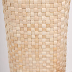 La Régente hand-woven banana leather bag with structured silhouette